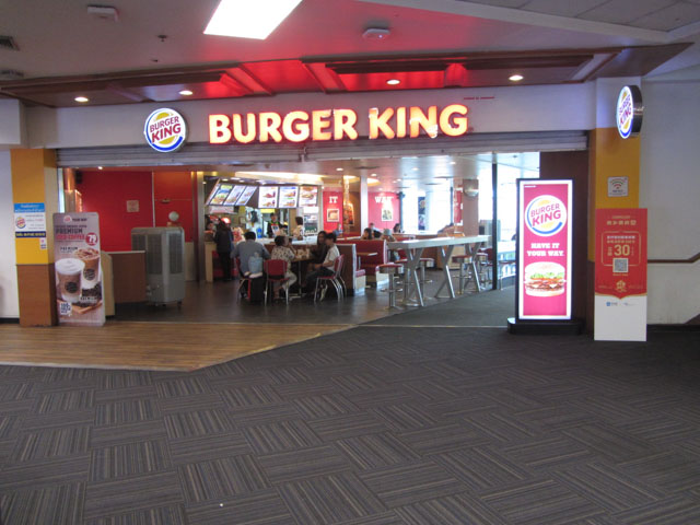 泰國清邁國際機場 國內航班大樓 Burger King