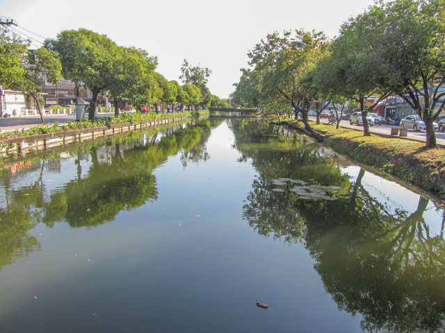 泰國清邁古城東面護城河