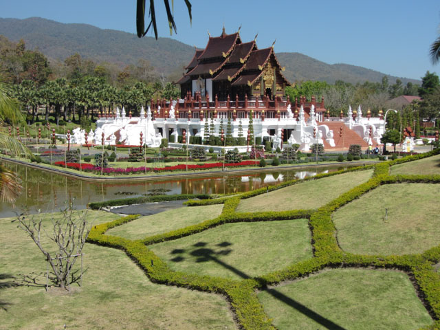 泰國清邁拉查帕皇家花園(Royal Park Rajapruek) 皇家樓閣 (Royal Pavillion) 