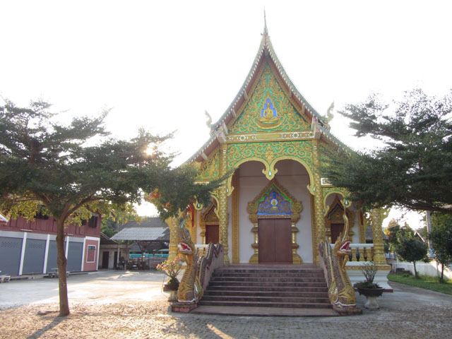 泰國夜沙良 (Mae Sariang / อำเภอแม่สะเรียง) 村落 วัดมหาโชค(ห้วยวอก) 寺廟