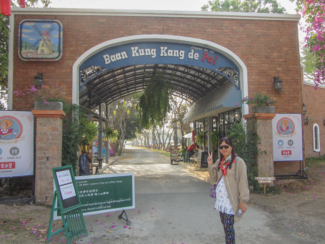 泰國 拜縣 (Pai) Baan Kung Kang De Pai 風車酒店 入口