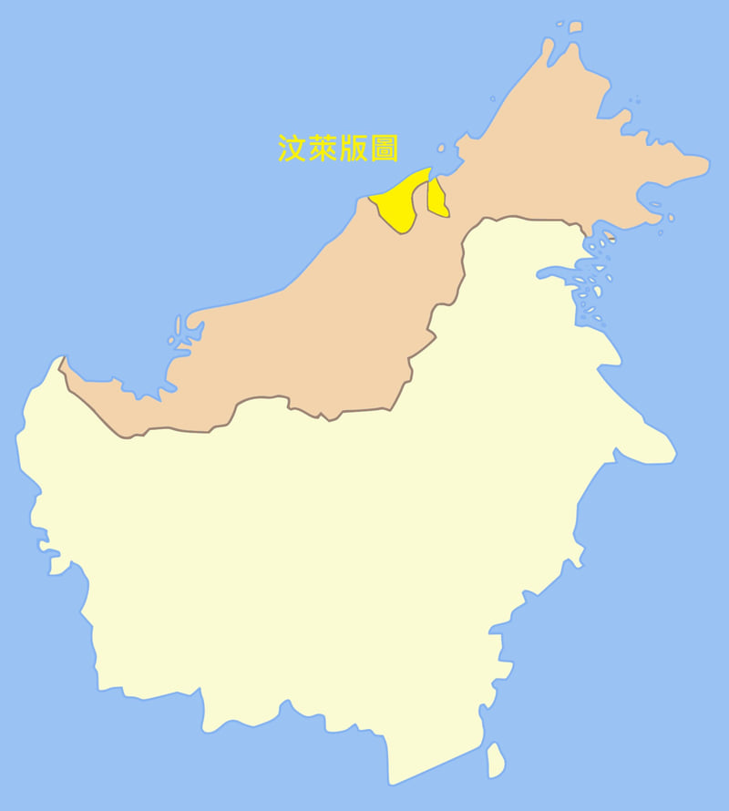20世紀汶萊領土版圖
