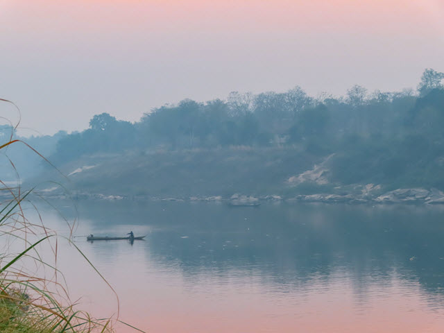 Khong Chiam 泰國月河大清早日出景色
