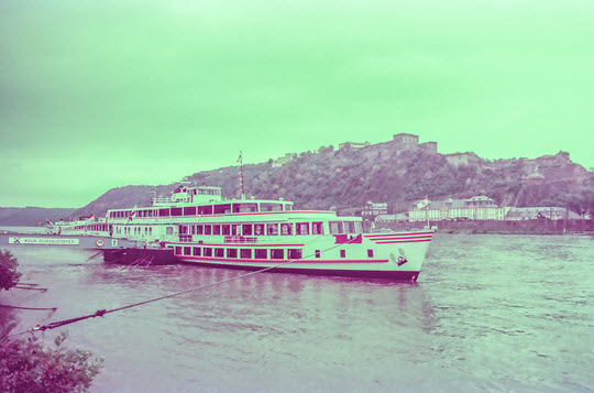 德國 Koblenz 萊茵河遊覽船