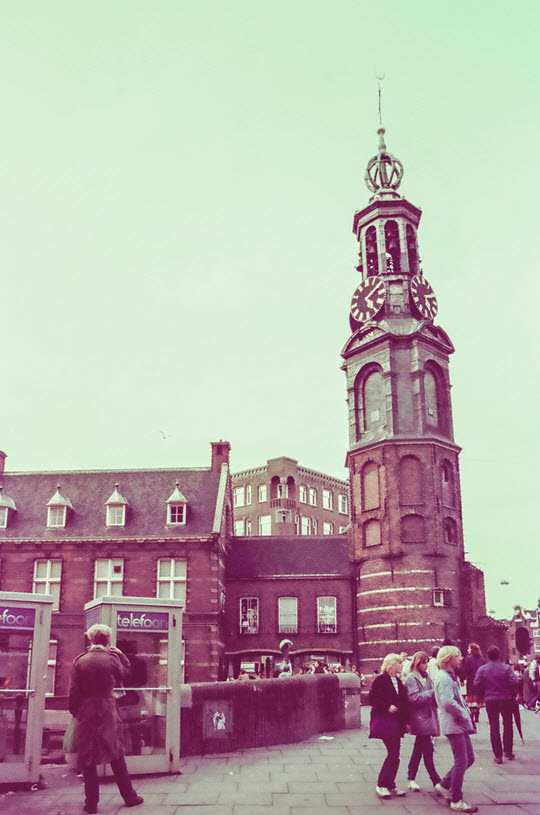 荷蘭阿姆斯特丹 The Munttoren Clock Tower